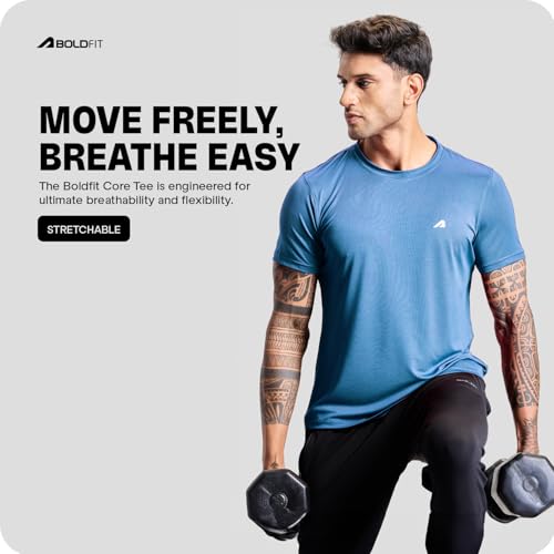 Boldfit Men's Regular Fit T-Shirt (BFTBM3012SBlueXXL_Blue)