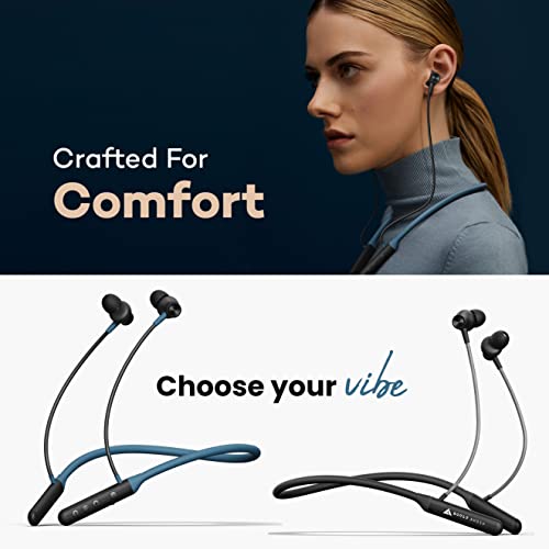 Boult Audio YCharge Wireless in Ear Bluetooth Earphones with 12H Playtime, Type-C Fast Charging, Pro+ Calling Mic, 12mm Bass Drivers, IPX5 Neckband (Blue) - Electronics from Boult - Shop in Sri Lanka at Arcade.lk