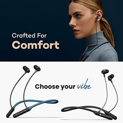 Boult Audio YCharge Wireless in Ear Bluetooth Earphones with 12H Playtime, Type-C Fast Charging, Pro+ Calling Mic, 12mm Bass Drivers, IPX5 Neckband (Blue) - Electronics from Boult - Shop in Sri Lanka at Arcade.lk