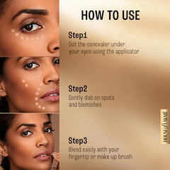 LAKMÉ 9to5 Primer+Matte Liquid Full Coverage Concealer for all skin types,34 Almond, 5.4 ml