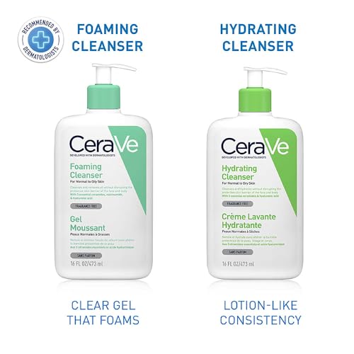 CeraVe Foaming Cleanser For Normal To Oily Skin (473ml) - Dermatologist-Developed Facewash | Non-Comedogenic And Fragrance-Free Cleansers For Acne-Prone Skin - Luxury Beauty from CeraVe - Shop in Sri Lanka at Arcade.lk