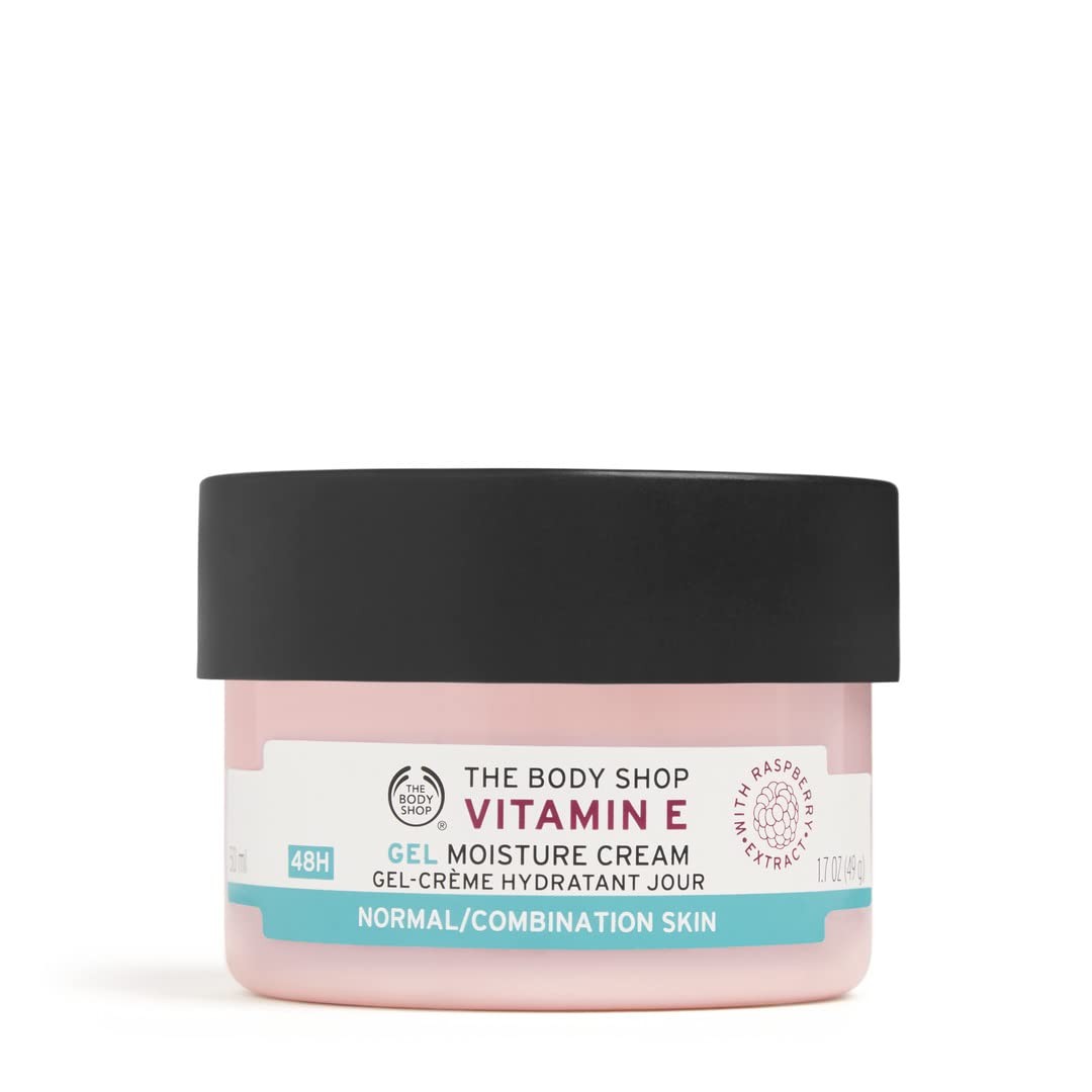 The Body Shop Vitamin E Gel Moisture Cream, 50 ML - Suitable For Combination Skin | 48 Hr Hydration