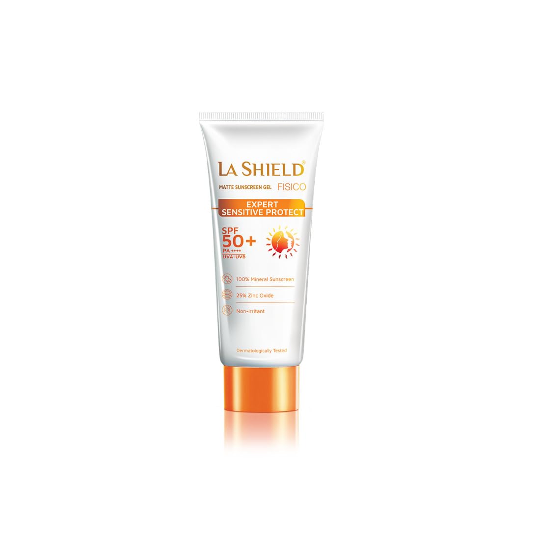 La Shield Fisico SPF 50+ & PA+++ Mineral Based Sunscreen Gel | Lightweight | Transparent | Water Resistant, 50 Grams