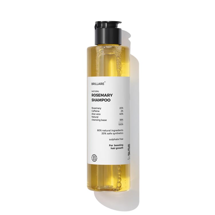 20% Rosemary Shampoo with 2% Caffeine for Hair Growth & Hair Fall Control | Reduces Breakage, Retains Moisture & Strengthens Roots