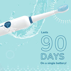 Caresmith SPARK One Electric Battery Toothbrush | Electric Tooth Brushes for Adult | AA Battery Provided | 30000 Strokes per Minute (White, 1)