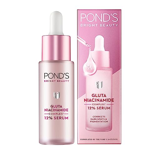 Pond’s Bright Beauty Anti-Pigmentation Serum for Flawless Radiance, 12% Gluta-Niacinamide Complex, Reduces Pigmentation, 28 ml - Beauty from POND'S - Shop in Sri Lanka at Arcade.lk