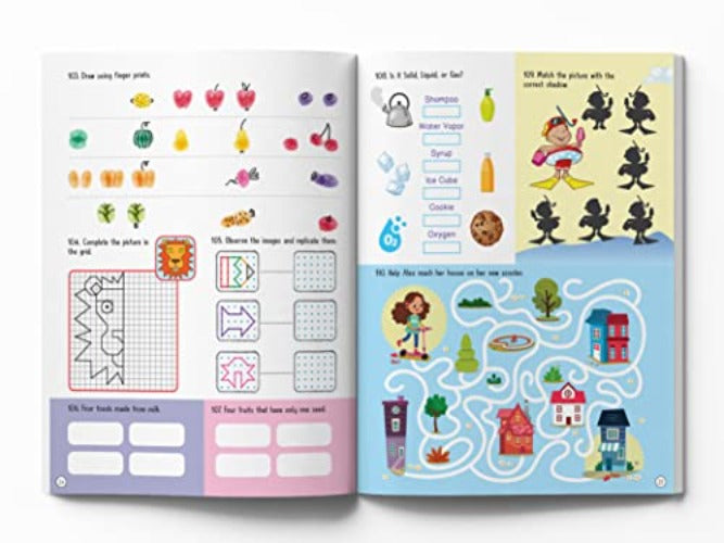 201 Brain Booster Activity Book - Fun Activities and Exercises For Children: Tracing & Pattern, Colors & Shapes, Maze - Book from Wonder House Books - Shop in Sri Lanka at Arcade.lk