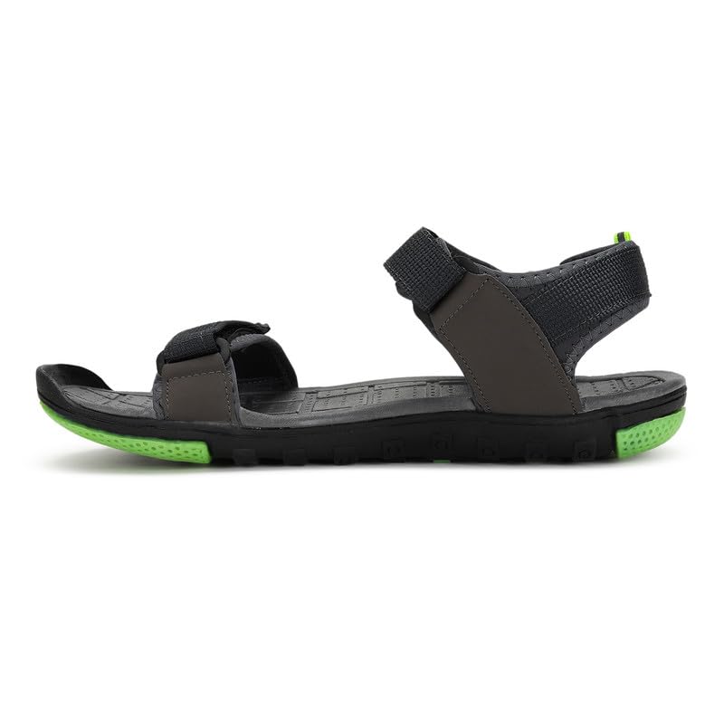Paragon K1407G Stylish Velcro Sandals for Men | Durable, Comfortable & Lightweight Sandals with Cushioned Soles | Easily Washable | Ideal for Outdoor Use