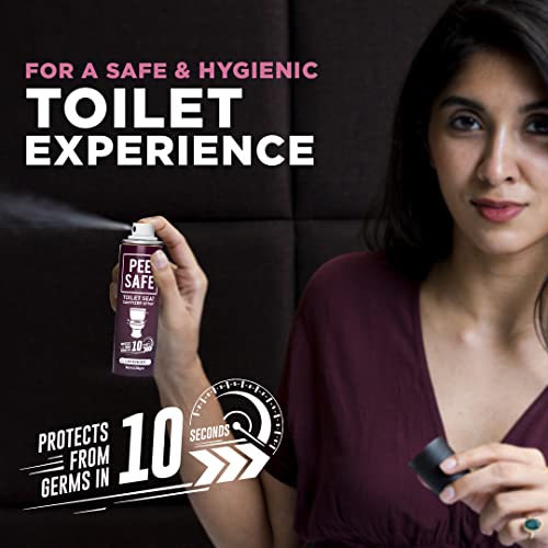 Pee Safe Toilet Seat Sanitizer Spray 50ml - Lavender | Reduces The Risk Of UTI & Other Infections | Protects From 99.9% Germs In 10 Seconds & Travel Friendly | Anti Odour, Deodorizer - Drugstore from PEESAFE - Shop in Sri Lanka at Arcade.lk