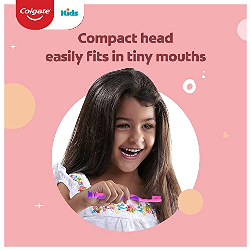 Colgate Kids Barbie Toothbrush, Extra Soft with Tongue Cleaner, Kids Toothbrush Ideal for 5+ years Kids (Combo Pack Offer of 3) - Drugstore from Colgate - Shop in Sri Lanka at Arcade.lk