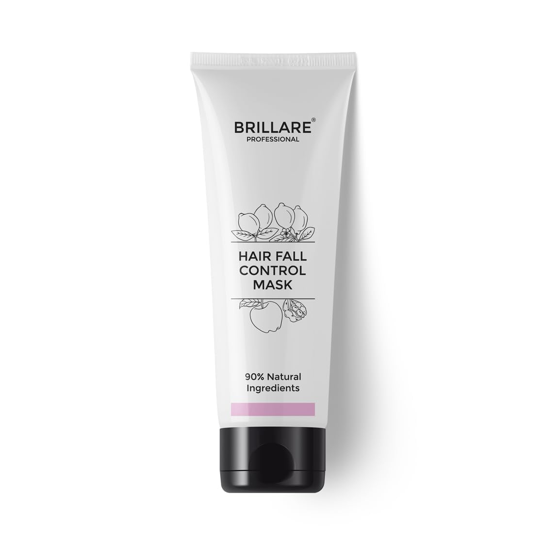 Brillare Professional Hair Fall Control Mask, Hair Conditioner Enriched With Soy Protein & Vital Plant Extracts, Strengthen roots, Prevent Breakage & Reduces Hair Fall, 125g