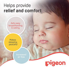 Pigeon Nose cleaner Aspirador Nasal,For 0+ Month Babies,BPA Free,Soft Silicone Nozzle,Squeezable Pump,Soft Safety Nozzle, White and Cream - Baby Product from Pigeon - Shop in Sri Lanka at Arcade.lk