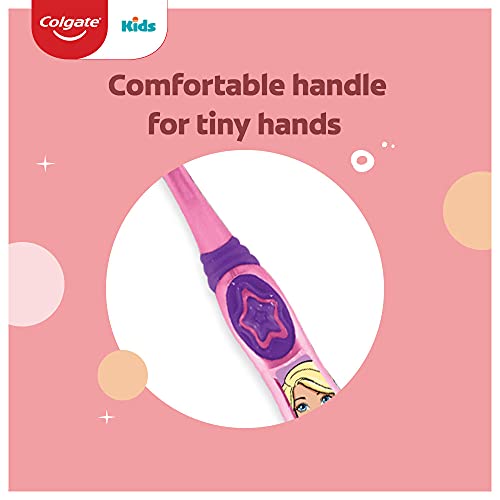 Colgate Kids Barbie Toothbrush, Extra Soft with Tongue Cleaner, Kids Toothbrush Ideal for 5+ years Kids (Combo Pack Offer of 3) - Drugstore from Colgate - Shop in Sri Lanka at Arcade.lk