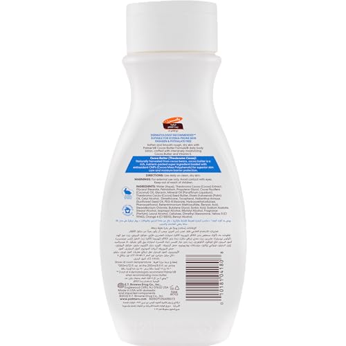 Palmer's Cocoa Butter Body Lotion, Daily Therapy for Dry Skin, Hand & Body Moisturizer, 250ml