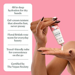 The Body Shop British Rose Petal Soft Hand Cream, 30ml