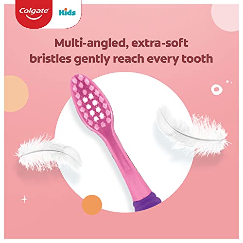 Colgate Kids Barbie Toothbrush, Extra Soft with Tongue Cleaner, Kids Toothbrush Ideal for 5+ years Kids (Combo Pack Offer of 3) - Drugstore from Colgate - Shop in Sri Lanka at Arcade.lk