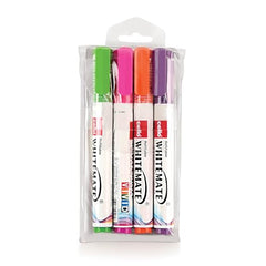 Cello Whitemate Bold Whiteboard Vivid Markers | Set of 4 Markers | 4 Assorted Ink Colours | Marker Pens With Easily Refillable and Erasable Ink | Writes Longer - Office Product from Cello - Shop in Sri Lanka at Arcade.lk