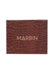 Marbin Men's Leather Wallet – 8 Card Slots (Brown)