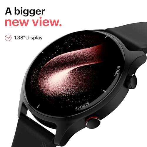 Noise Twist Bluetooth Calling Smart Watch with 1.38" TFT Biggest Display, Up-to 7 Days Battery, 100+ Watch Faces, IP68, Heart Rate Monitor, Sleep Tracking (Midnight Blue)