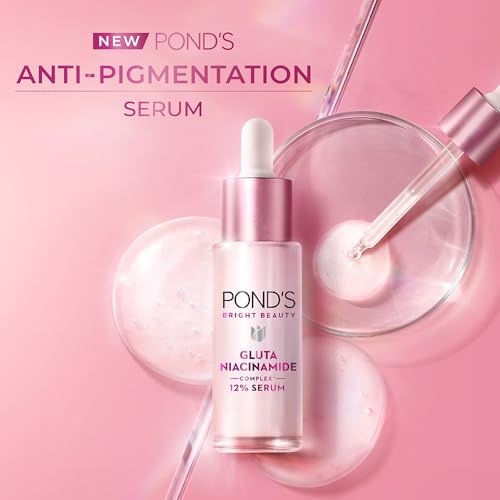 Pond’s Bright Beauty Anti-Pigmentation Serum for Flawless Radiance, 12% Gluta-Niacinamide Complex, Reduces Pigmentation, 28 ml - Beauty from POND'S - Shop in Sri Lanka at Arcade.lk