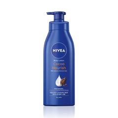 NIVEA Cocoa Nourish 400ml Body Lotion with Deep Moisture Serum| 48 H Moisturization | With Cocoa Butter & Coconut Oil | Non Greasy & Healthy Looking Skin |For Very Dry Skin