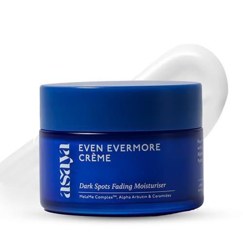 Asaya Ceramides Moisturizer with Alpha Arbutin | Dark Spots & Acne Marks Removal Cream | MelaMe™ Complex for Hyperpigmentation & Even Skin Tone | Barrier Repair & Deep Hydration | Lightweight | 50g