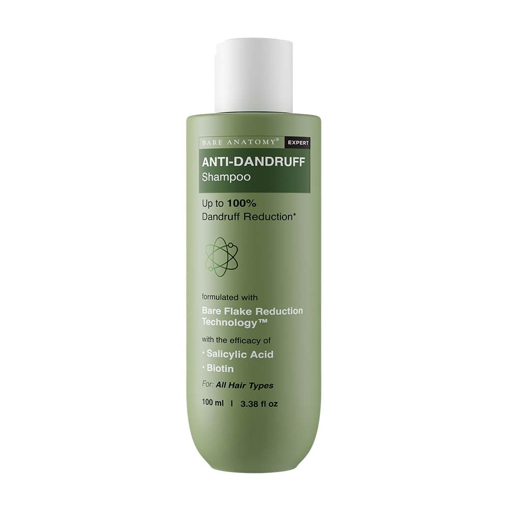 Bare Anatomy Anti-Dandruff Shampoo | Up To 100% Dandruff Reduction | 100 ml