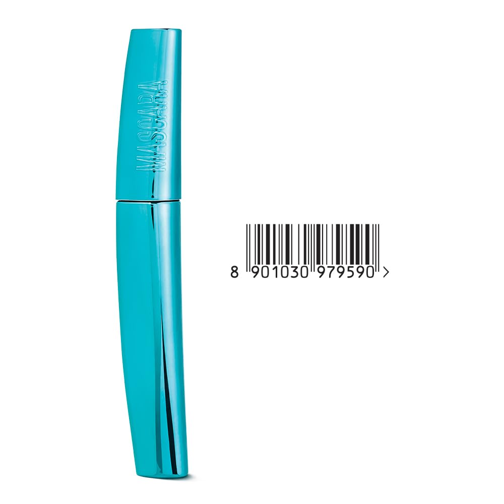 Lakme 9 to 5 Eyeconic Curling Mascara, Lightweight, Water-Resistant Mascara with Smart Curl Brush, Deep Black, 9 ml