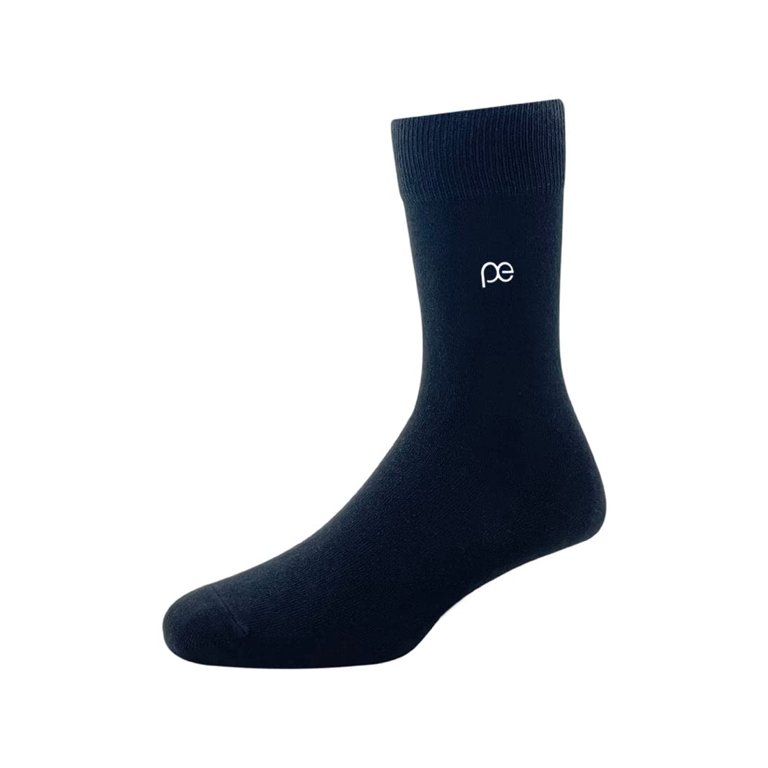 Peter England Men's Cotton Full Length Socks (Pack of 3) Dark Grey, Navy, Black