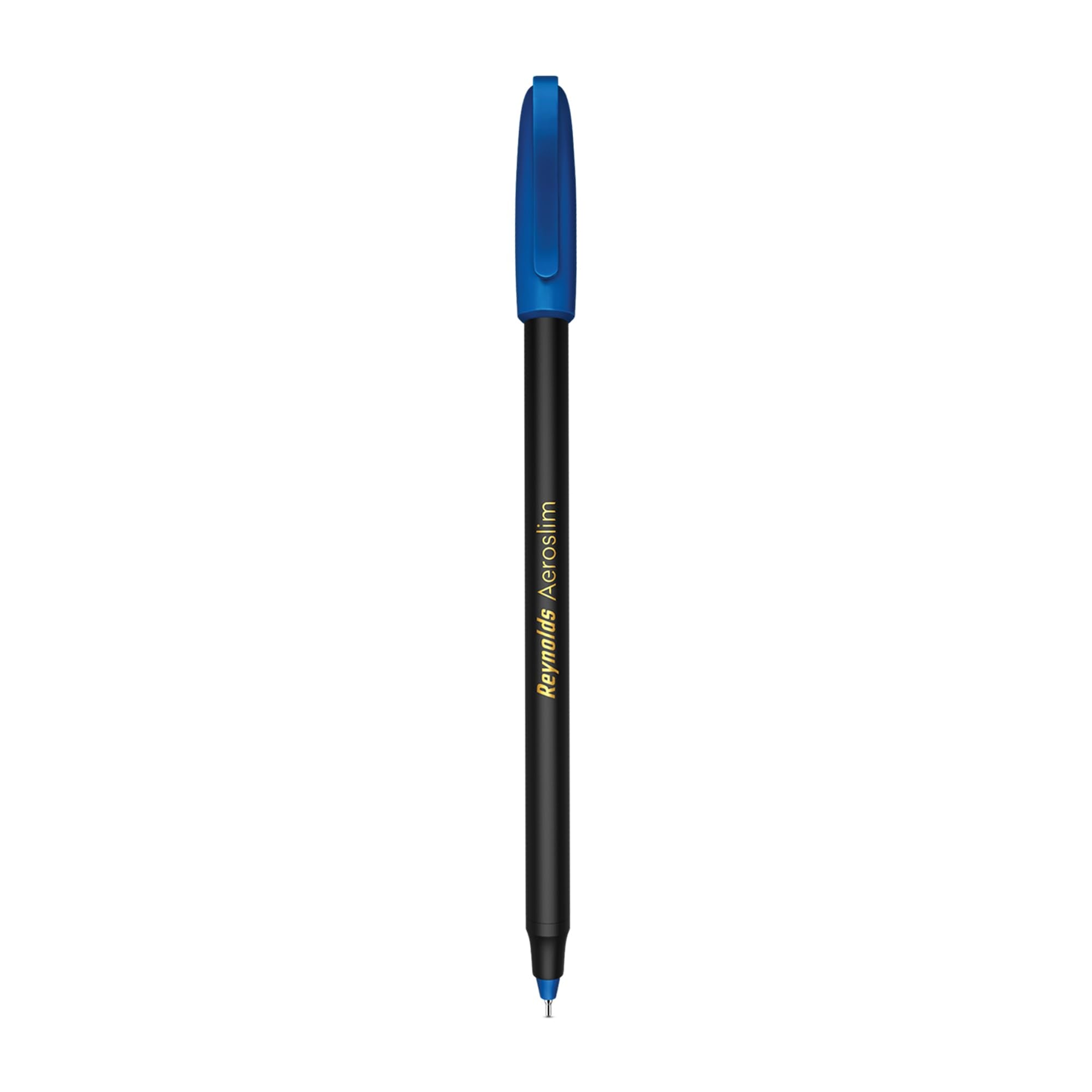 Reynolds AEROSLIM Ball Pen SET - 25 BLUE PENS WITH COMFORTABLE GRIP |BLUE BALL PENS FOR WRITING | PEN FOR STUDENTS & OFFICE STATIONERY | 0.7 mm TIP SIZE - Office Product from Reynolds - Shop in Sri Lanka at Arcade.lk