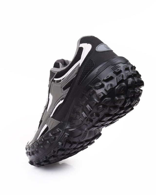 Bacca Bucci Colossus Men's Chunky All-Terrain Sneakers with Rugged Outsole & Ortholite Insole | Outdoor Trail Walking Shoes | Breathable Mesh & Synthetic Uppers