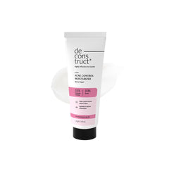 Deconstruct Acne Control Moisturiser For Face with Ectoin & Ceramides for Acne Prone & Oily Skin | Lightweight & Non-Sticky | Soothing & Barrier Repair | Non-Comedogenic | For Men & Women | 50g
