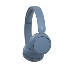 Sony WH-CH520 Wireless Bluetooth Headphones On Ear with Mic, Up to 50Hrs Battery, Quick Charge, DSEE Upscale, Multipoint Connectivity, Voice Assistant, Customized EQ-Blue