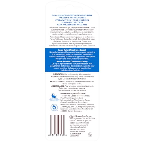 Palmer's Cocoa Butter Moisturizer Swivel Stick for Dry & Chapped Lips - 14g