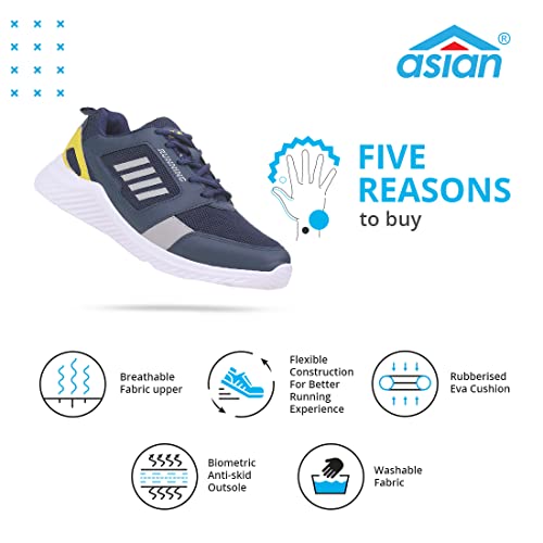 ASIAN Wonder-13 Pro Running, Walking, Gym Lightweight Eva Sole with Extra Jump Sneaker Shoes for Men & Boys - Shoes from ASIAN - Shop in Sri Lanka at Arcade.lk