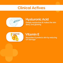 The Derma Co 1% Hyaluronic Sunscreen Aqua Gel SPF 50 PA++++ I For Oily, Dry, Acne-prone Skin | Ultra Lightweight Texture, Non-Greasy, No White Cast | Broad Spectrum & Blue Light Protection | 80 g