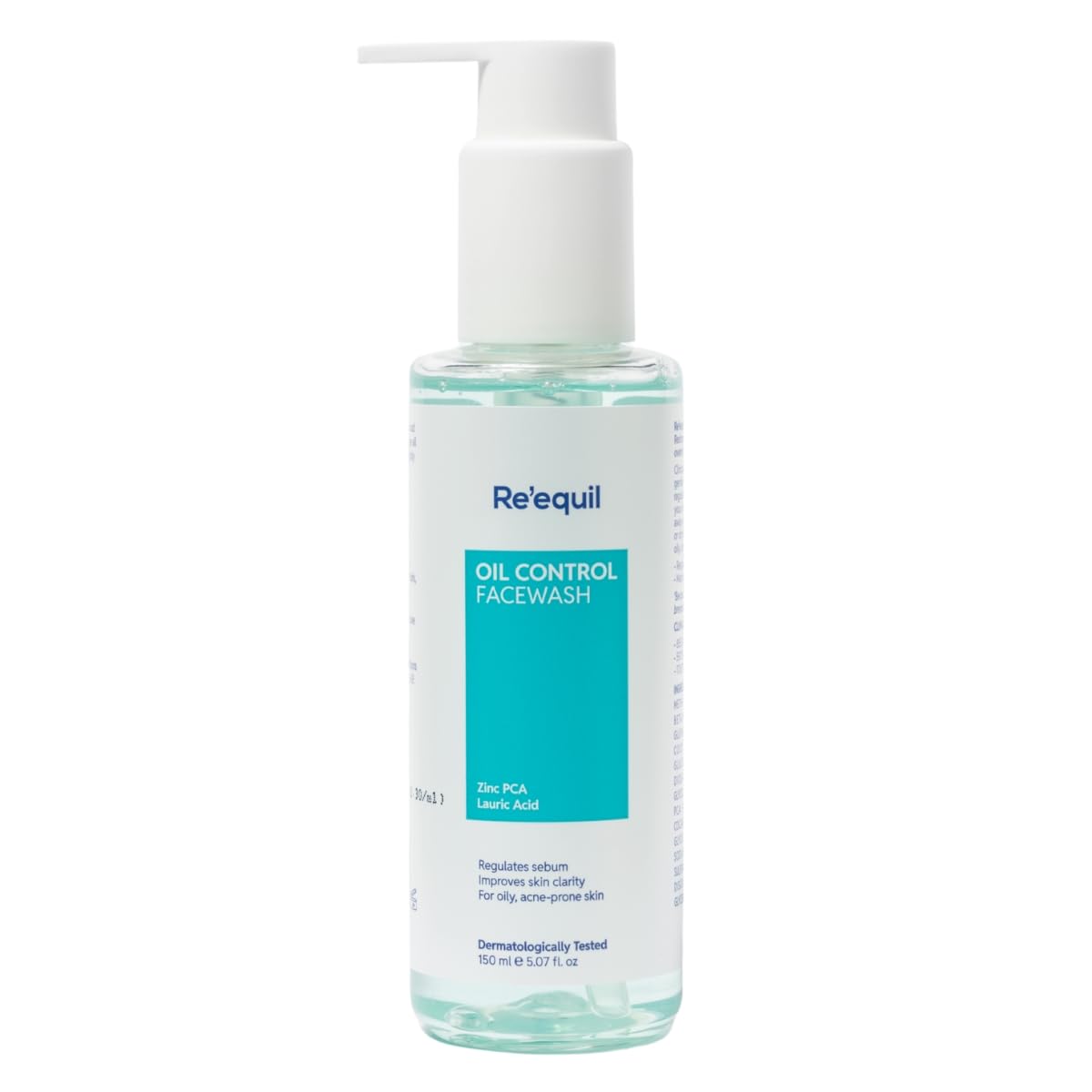 RE' EQUIL Oil Control Face Wash | Soap & Sulphate Free Face Wash with Zinc PCA | Controls Excessive Oil Production | For Oily Acne Prone Skin | 150 ml | Glammy.lk