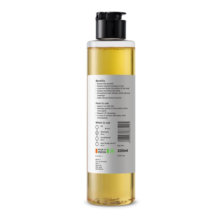 20% Rosemary Shampoo with 2% Caffeine for Hair Growth & Hair Fall Control | Reduces Breakage, Retains Moisture & Strengthens Roots