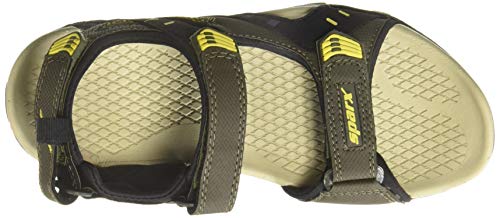 SPARX mens SS 485 | Latest, Daily Use, Stylish Floaters | Yellow Sport Sandal - 8 UK (SS 485)