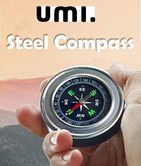 Umi Stainless Steel Multifunctional Classic Compass for Hiking Camping 60mm