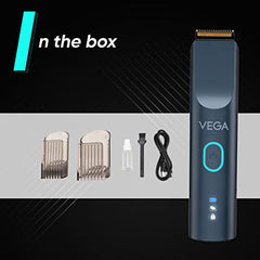 Vega Battery Powered SmartOne Series S2 Beard Trimmer for Men, 160 mins Runtime, IPX7 Waterproof 40 Length Settings, (VHTH-31), Blue - Personal Care Appliances from VEGA - Shop in Sri Lanka at Arcade.lk