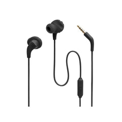 JBL Endurance Run 2, Sports in Ear Wired Earphones with Mic, Pure Bass, Sweatproof, Flexsoft eartips, Magnetic Earbuds, Fliphook & TwistLock Technology with Voice Assistant (Black)