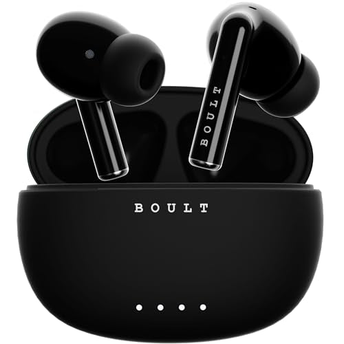 Boult Audio W20 Truly Wireless in Ear Earbuds, 35H Playtime, Zen™ ENC Mic, 45ms Low Latency, 13mm Bass Drivers, Type-C Fast Charging, Touch Controls, IPX5 ear buds TWS (Space Black) - Electronics from Boult - Shop in Sri Lanka at Arcade.lk