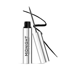 RENEE Midnight Matte Eyeliner Gel, Darkest Black, Long Lasting, Smudge-Proof & Waterproof Formula, One-Swipe-Application with Intense Pigment, Enriched with Vitamin E, Chamomile & Aloe Vera, 2.5ml