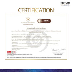 Streax Hair Growth Serum for Scalp, 30 ml with 3% Redensyl, 3% Anagain, 3% Baicapil, Biotin & Caffeine, For Hair Fall Control, For Women & Men