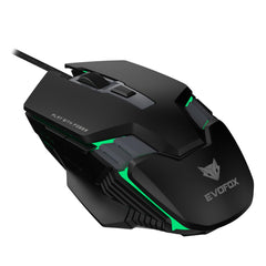 EvoFox Spectre USB Wired Gaming Mouse with Upto 3600 DPI Gaming Sensor | 6 Buttons | Upto 7 Million Clicks | 7 Colours Breathing Rainbow Lighting - Video Games from EvoFox - Shop in Sri Lanka at Arcade.lk