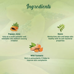 Biotique Papaya Tan Removal Brightening & Revitalizing Face Scrub | Gentle Exfoliation | Smooth and Clear Complexation | 100% Botanical Extracts| Suitable for All Skin Types | 100g