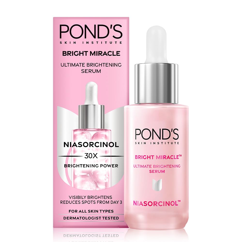 Pond's Bright Beauty Spot-less Glow Serum | Infused with Hyaluronic Acid|| Vitamin B3 | Gluta-Boost-C | 30ml