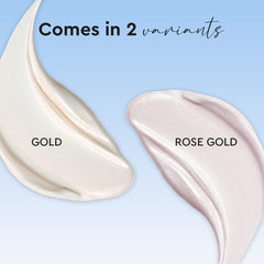 Million Colors Illuminating Strobe Cream for Face | Rose Gold Strobe Cream + Primer + Face Highlighter | Hydrating Makeup Base with SPF | 30Ml