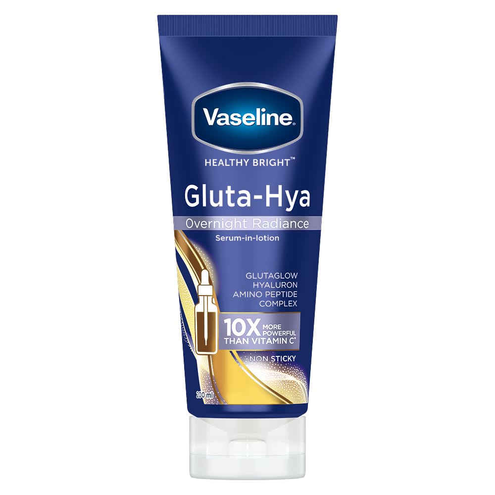 Vaseline Gluta-Hya Overnight Radiance, Serum-In-Lotion, Boosted With Amino Peptide, 200ml - Beauty from Vaseline - Shop in Sri Lanka at Arcade.lk